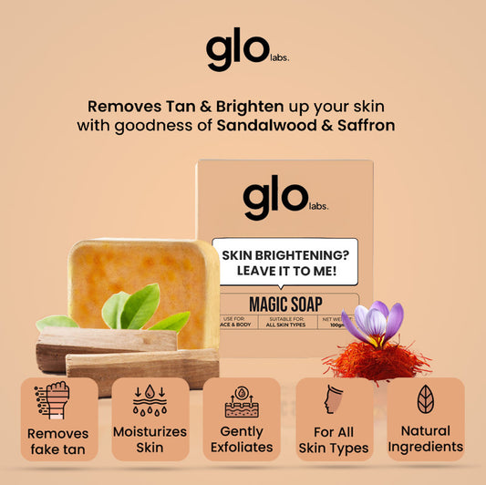Glolabs Magic Soap - Instant Tan & Dead Skin Remover